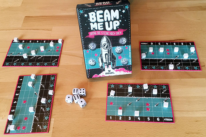 Beam me up: Spielaufbau