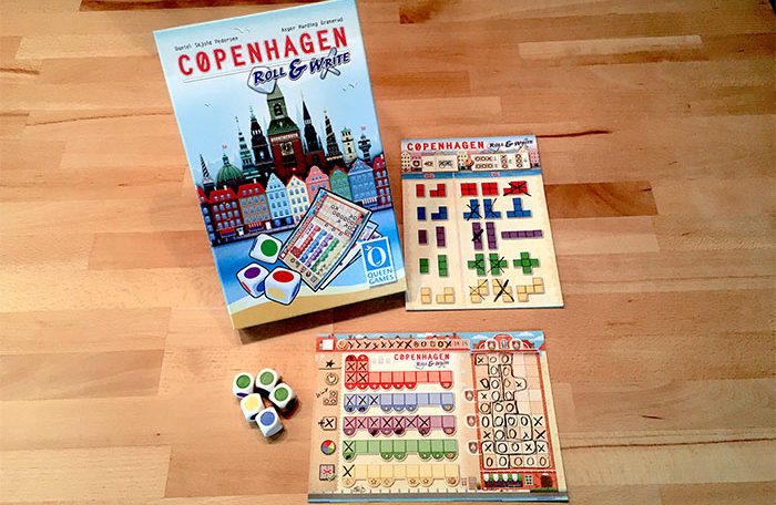 Copenhagen Roll & Write Setup