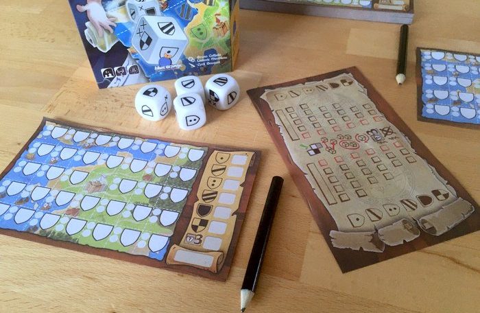 Kingdomino als Roll & Write Spiel