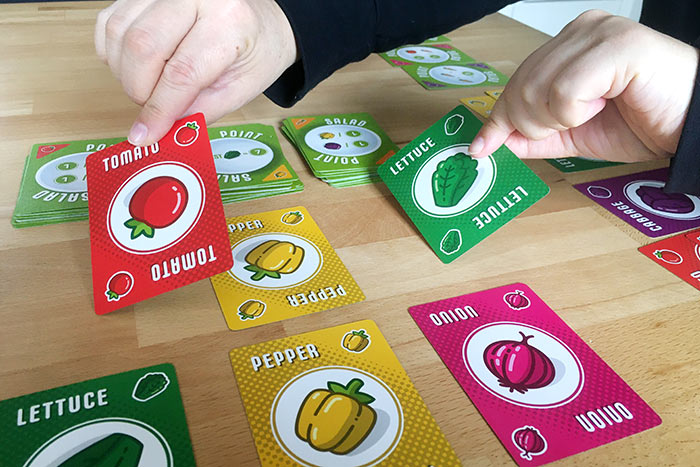 Point Salad: Zwei Gemüsekarten nehmen