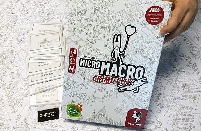 Pegasus Press , MicroMacro: Crime City , Board Game , Ages 12+ , 1