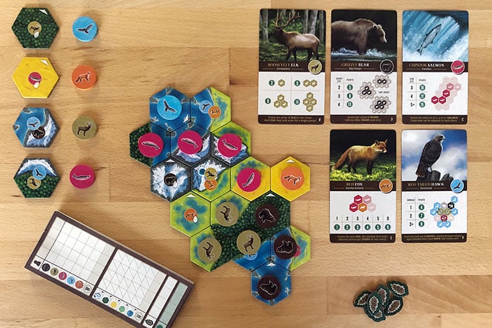 Cascadia, das Spiel des Jahres 2022, im Test auf Brettspielelust