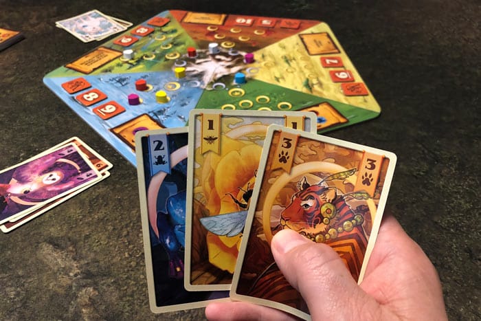 Animal Kingdoms Spiel Test: Welche Karte spiele ich in welches Königreich?