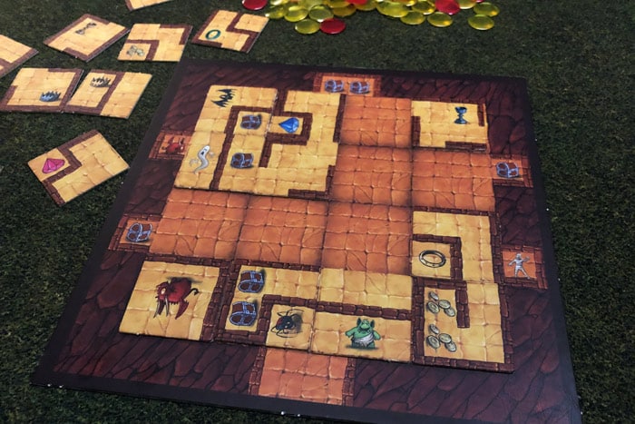 Mysterious Dungeons Brettspiel Reiner Knizia