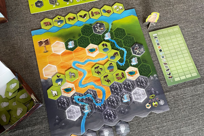 Caldera Park, Brettspiel Test, Rezension